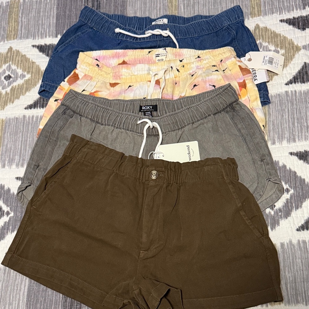 Roxy/Billabong Multicolor Women's Shorts Bundle